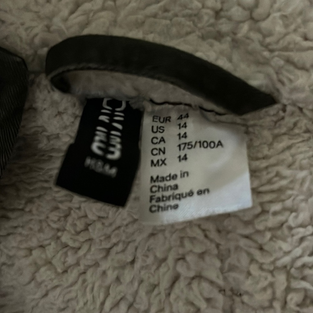 Olive green parka from H&M